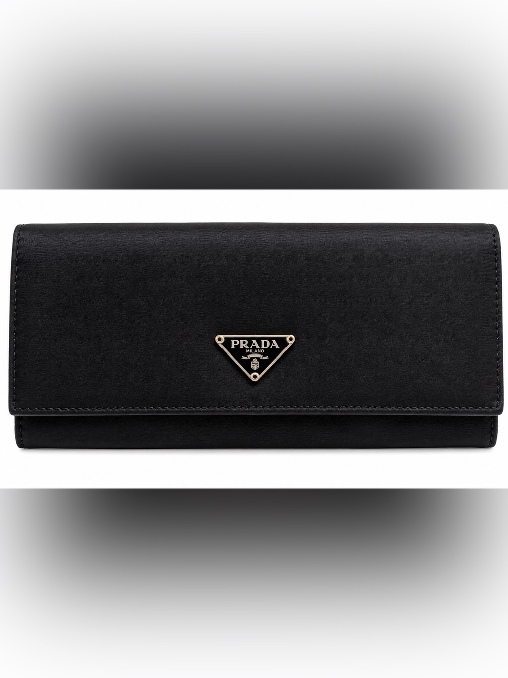Prada Black Tessuto Nylon Wallet